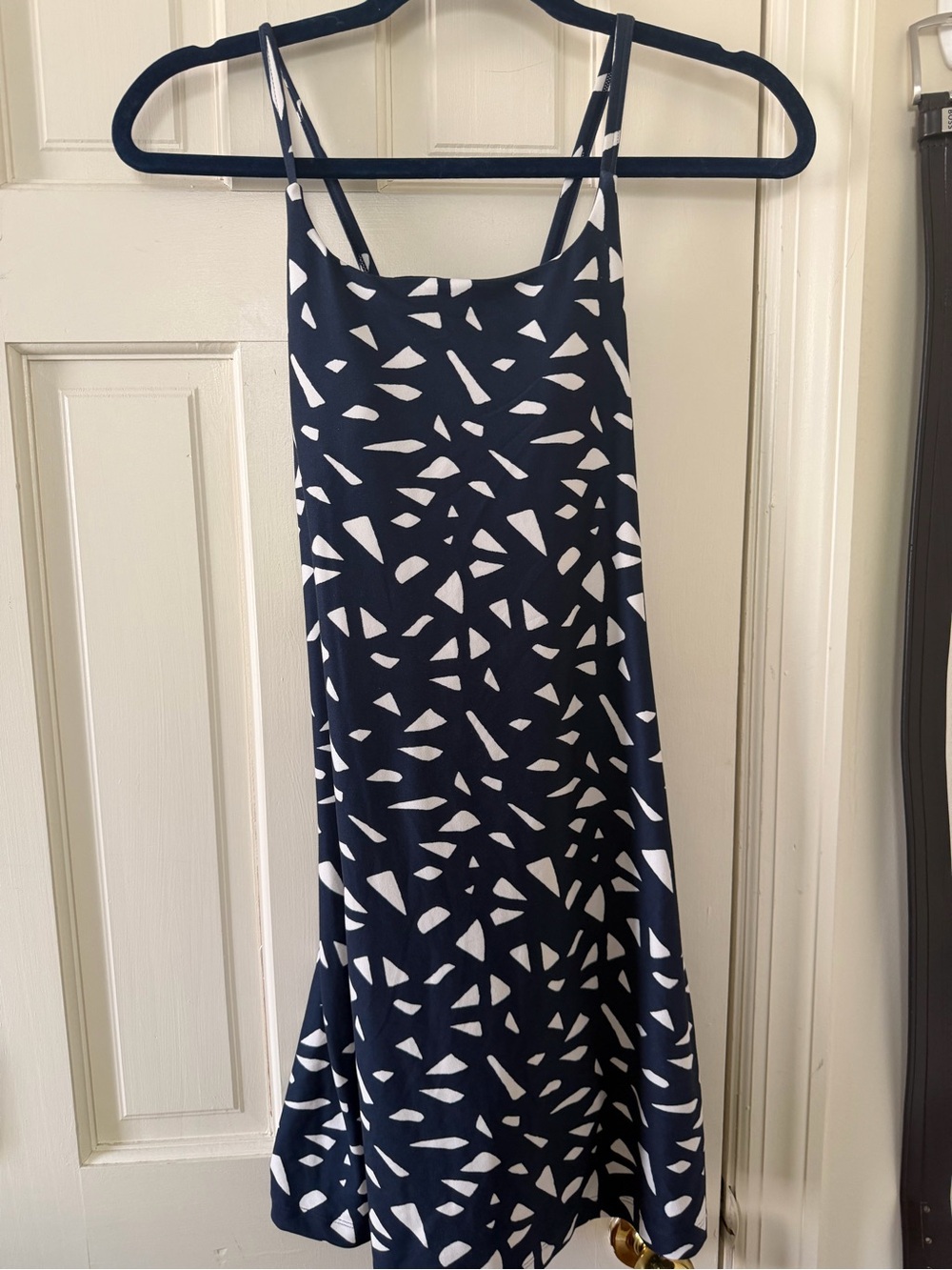 Sweaty Betty Navy and White Activewear Tank